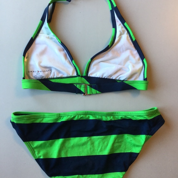Tommy Hilfiger 2 Striped Piece Bikini - Picture 3 of 3